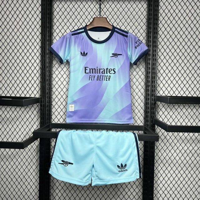 Arsenal 24/25 Kids Set (Home/Away/Third)