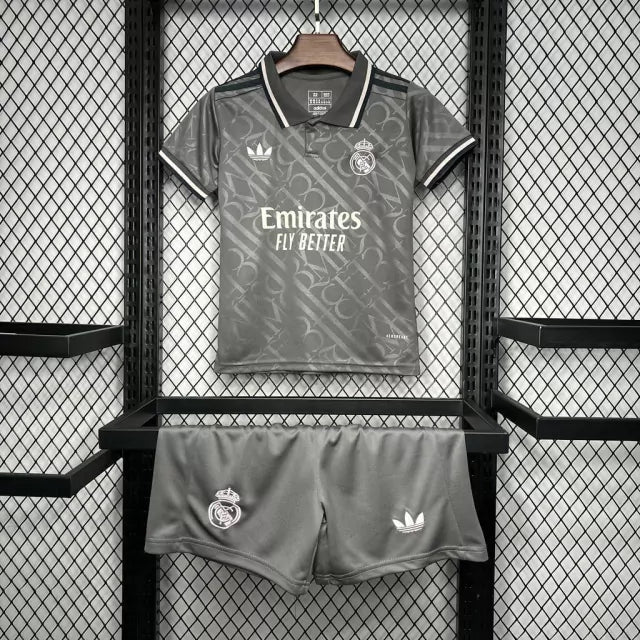 Real Madrid 24/25 Kids Set (Home/Away/Third)