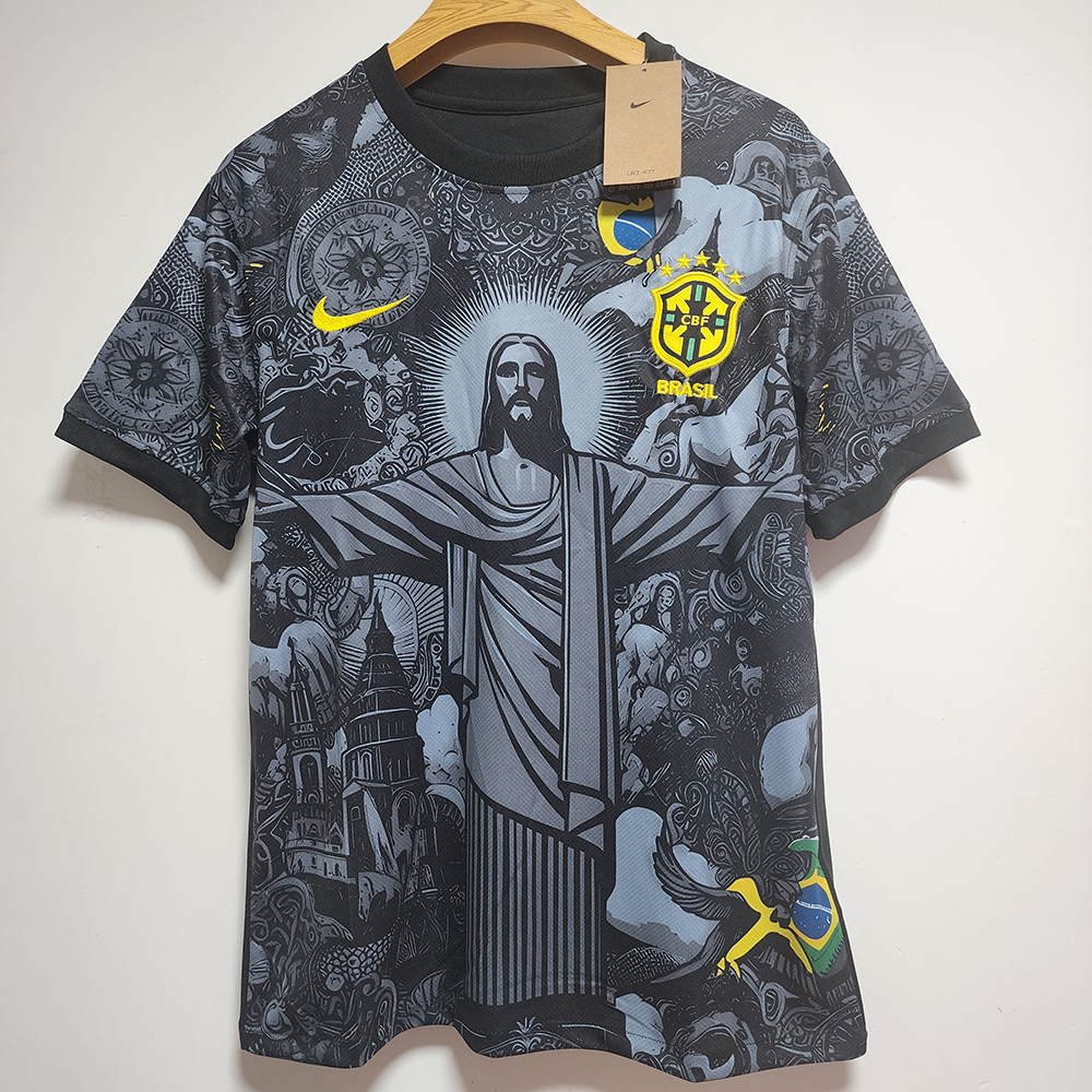Brazil Christ The Redeemer Black Shirt (Special)