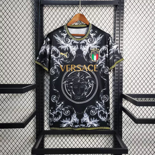 Italy Versace Black Shirt (Special) (Copy)