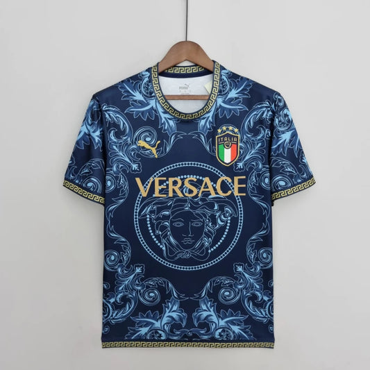 Italy Versace Blue Shirt (Special)