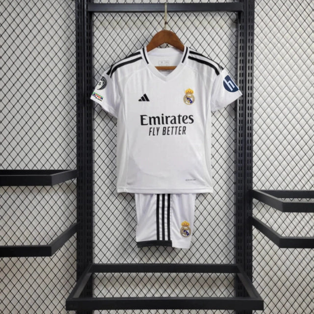 Real Madrid 24/25 Kids Set  (Home/Away/Third)